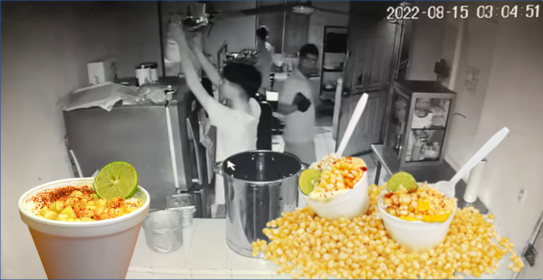 Un año de elotes gratis a quien brinde información de asaltantes