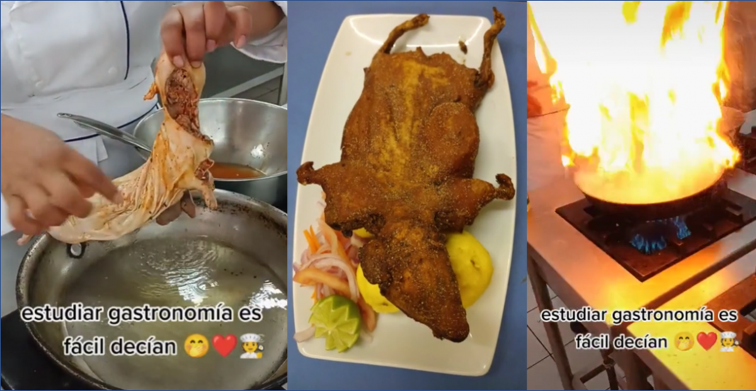 Chef presenta su receta de rata empanizada
