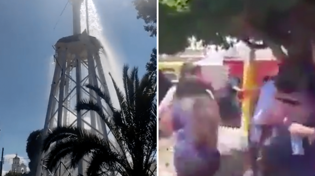 Lo que sabemos del desplome de un tanque de agua en Puebla