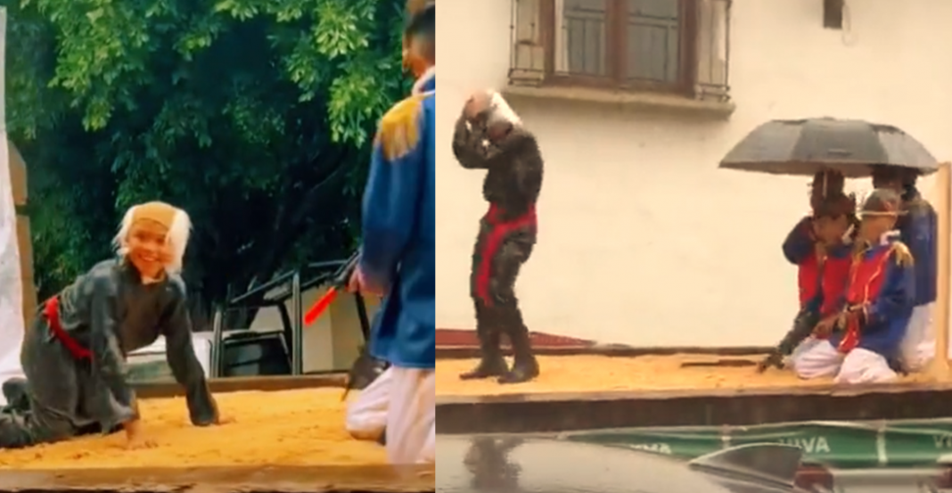 ‘Miguel Hidalgo’ perreando en el desfile de Independencia