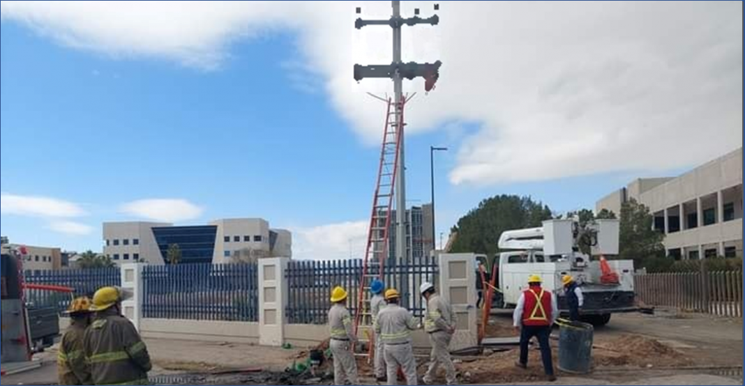 Se electrocuta en poste de CFE y sobrevive a 13,800 volts