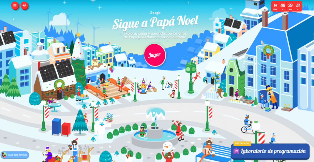 ¡Así pueden ver el recorrido de Santa Claus en el celular!