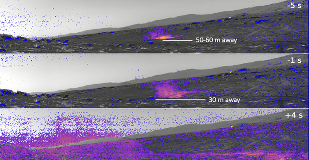 ¡Qué miedo! Así se escucha una tormenta de polvo en Marte