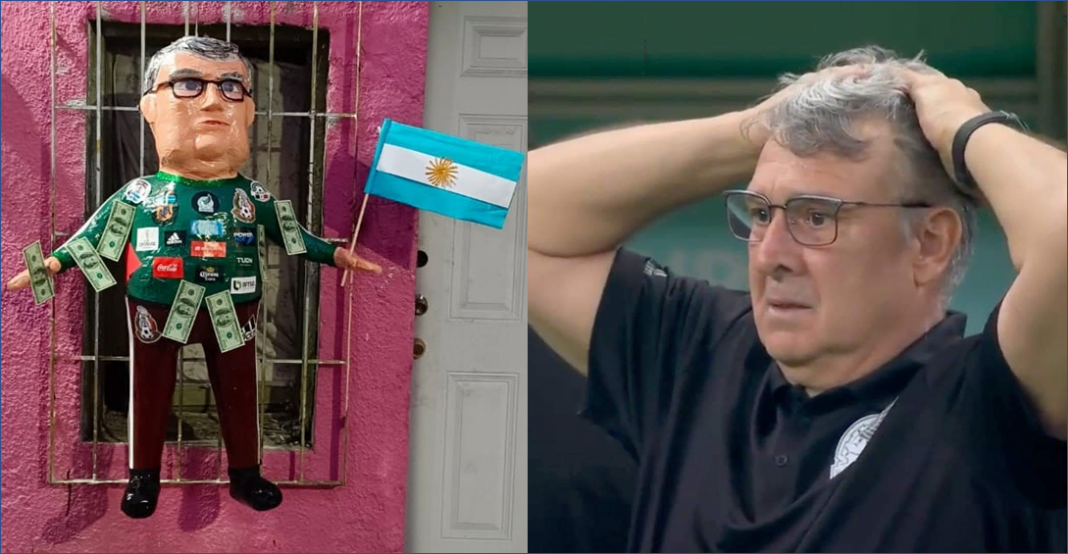 ¡Para darle de palos!, llega la piñata del Tata Martino