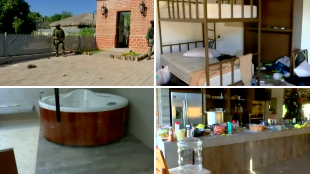 Al interior de la casa donde fue detenido Ovidio Guzmán