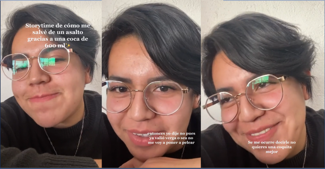 Se salva de ser asaltada ¡gracias a una Coca-Cola!