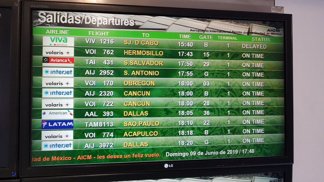 ¿Viajas pronto? El AICM anunció que cambiará la información de los horarios que muestra en sus pantallas