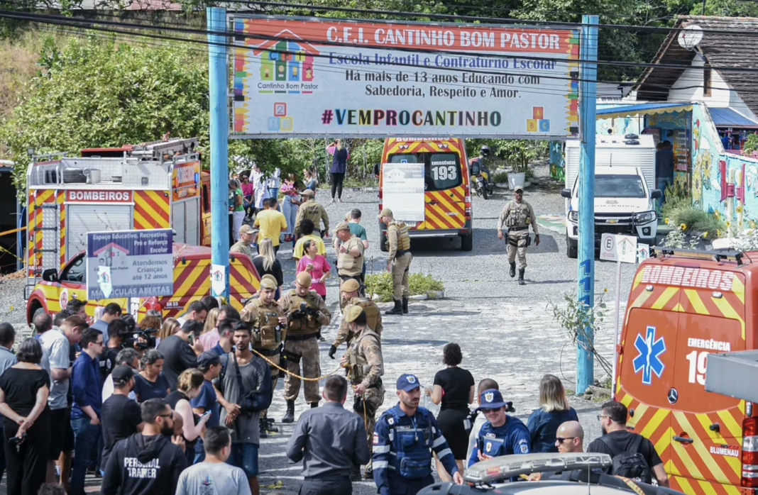 Ataque en guardería de Brasil deja 4 niños muertos