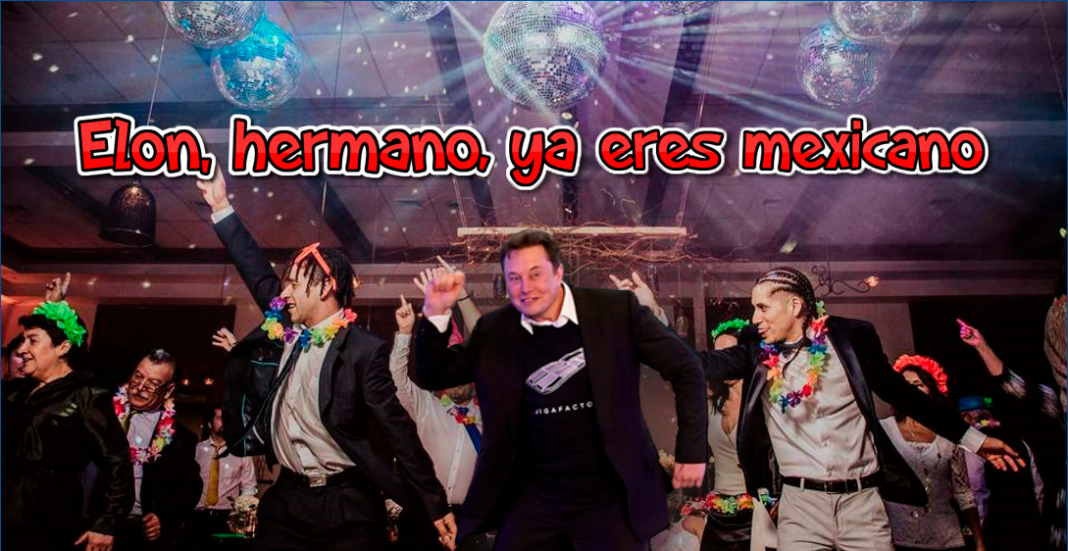 Elon Musk vino a México y se puso a bailar… ¡así!