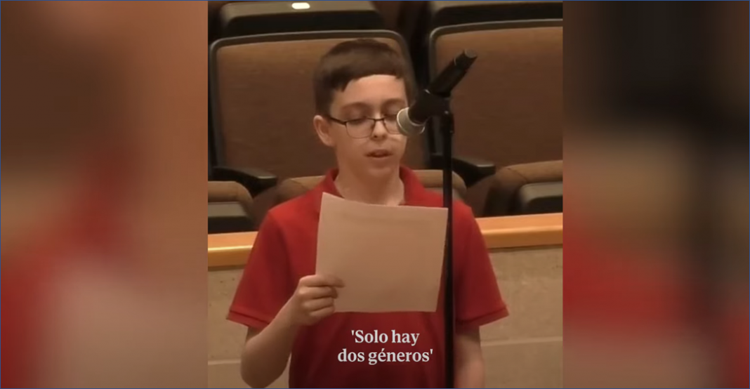 Expulsan a niño, por su playera que decía: «Solo hay dos géneros»